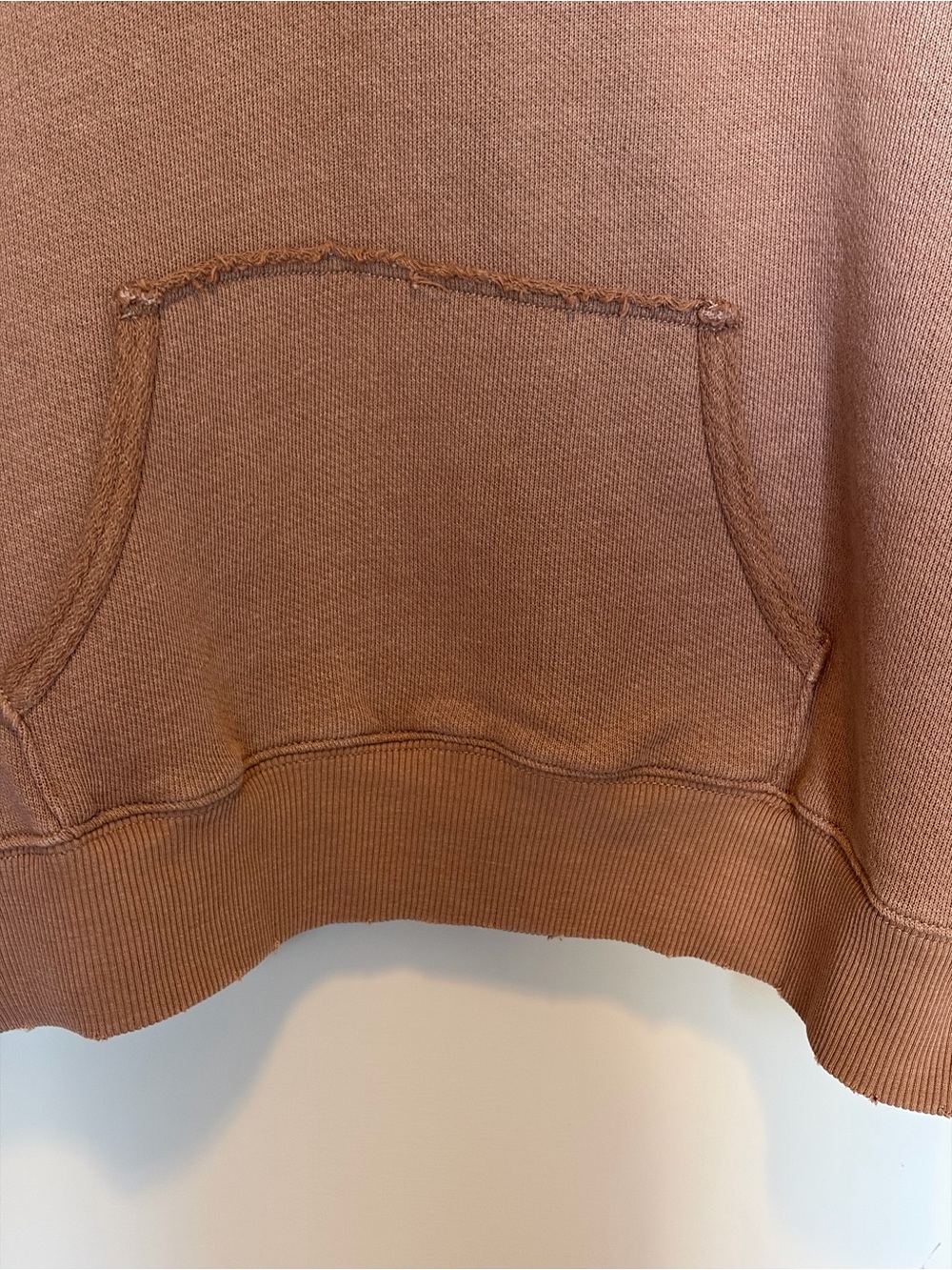 American Eagle Outfitters Brown Hooded Pullover Sweater - Picture 3 of 6